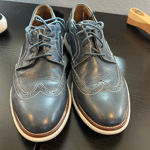 Navy Johnston and Murphy Shoes